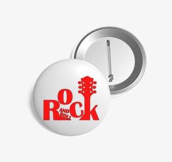 Rock & Roll kitűző