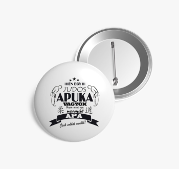 Judo-s Apuka kitűző