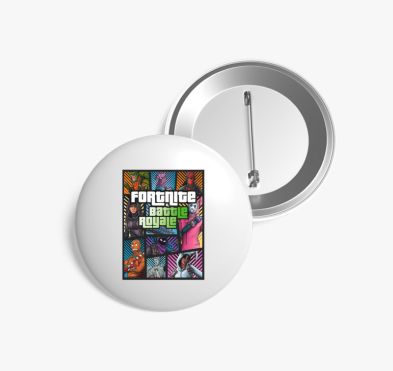 Fortnite GTA kitűző