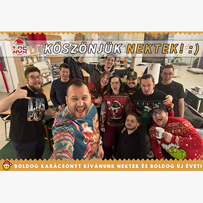 Hálásan Köszönjük Nektek az idei évet, találkozunk január 5-én! :)