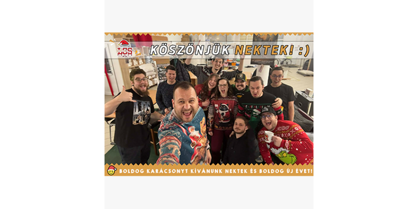 Hálásan Köszönjük Nektek az idei évet, találkozunk január 5-én! :)