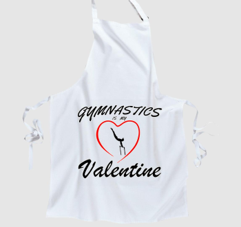 Gymnastics is my valentine 4 - kötény