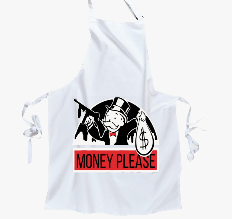 Monopoly Money Please kötény