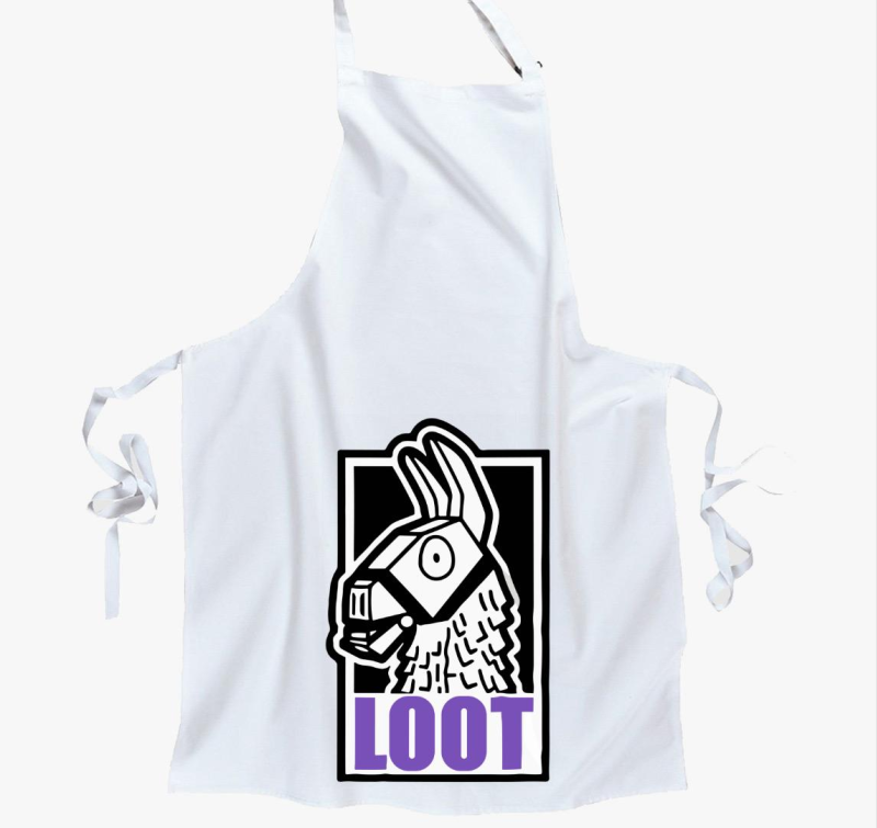 Fornite Loot purple kötény