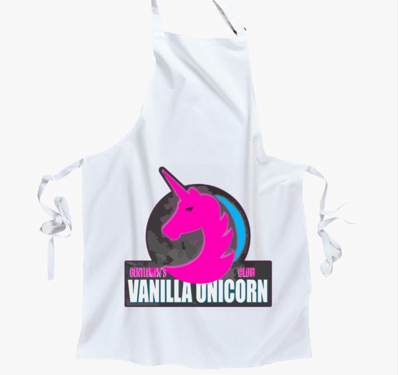 Vanilla unicorn kötény