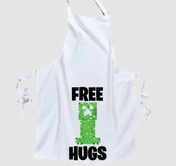 Minecraft free hug kötény
