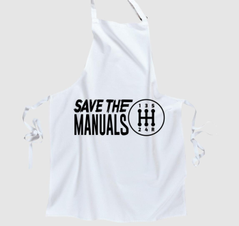 Save the manuals kötény