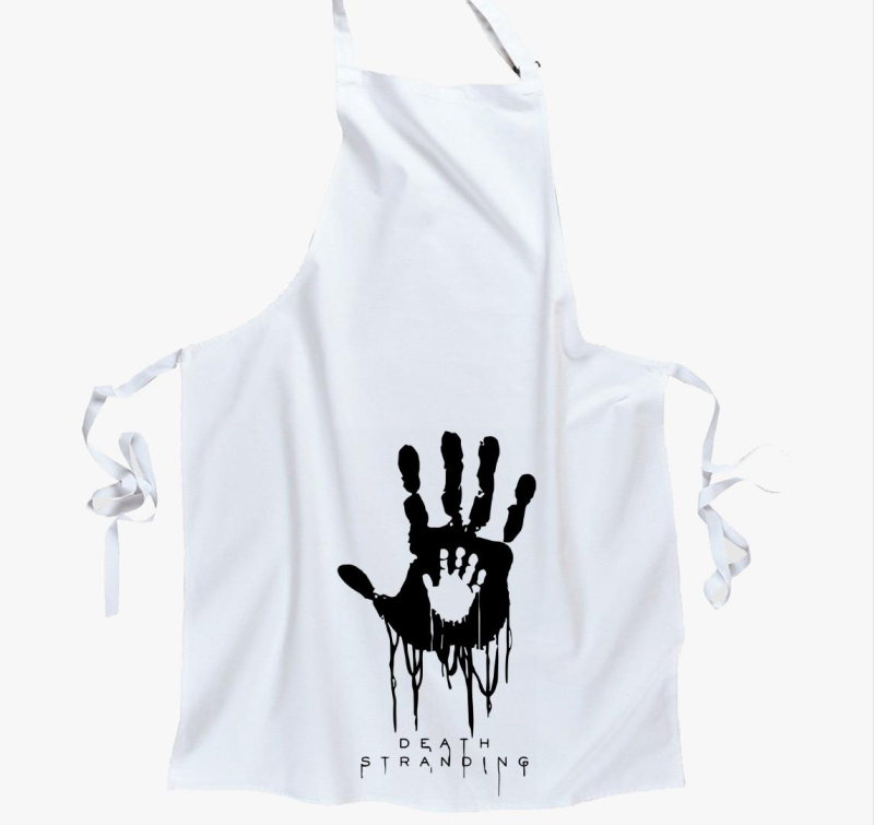 Death Stranding feliratú kötény