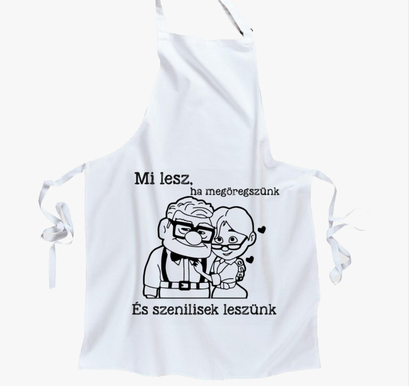 Mi lesz ha megöregszünk páros kötény