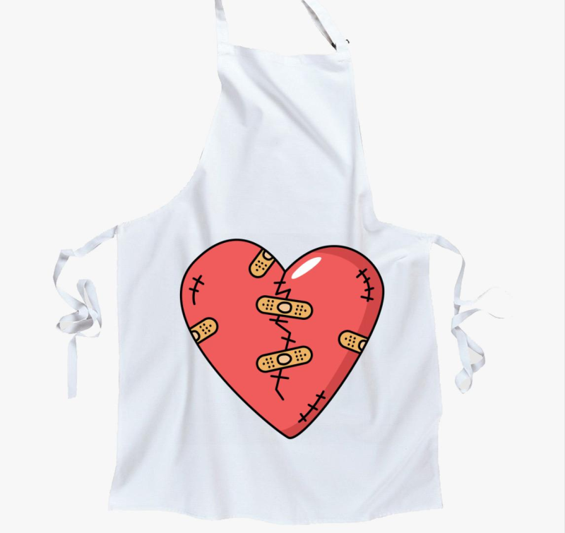 Meggyógyult szív  kötény