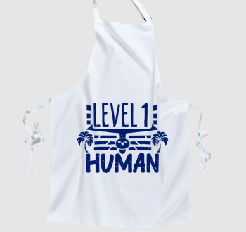 Level 1 Human kék kötény