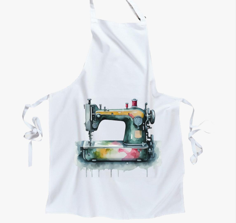 Varrógép Art kötény