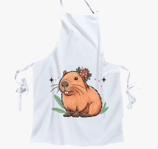 Capybara lány kötény