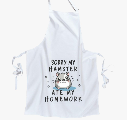Sorry hamster kötény
