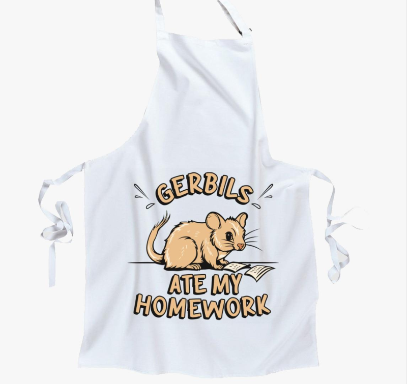 Gerbil homework kötény