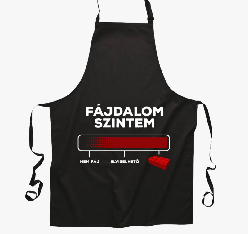 Fájdalom szint vicces kötény