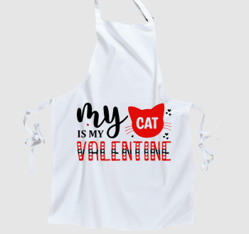 My cat is my Valentine3 kötény