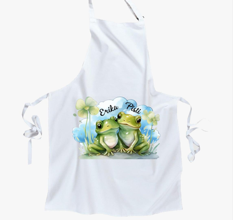 Összebújós szerelmes Békák kötény