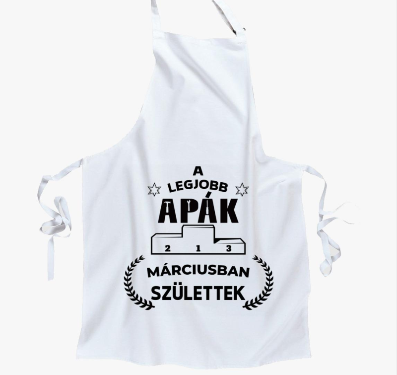 A legjobb apák márciusban születtek kötény