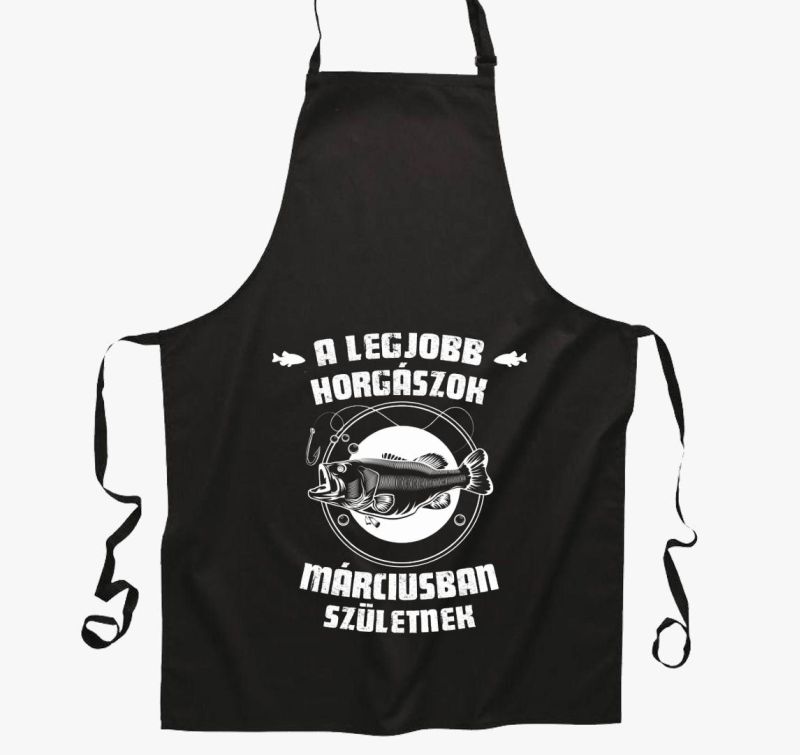 A legjobb horgászok márciusban születnek horgász kötény