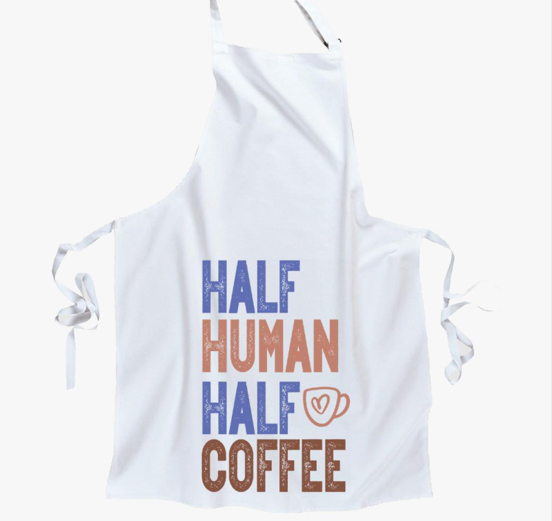 Half Human Half Coffee kötény