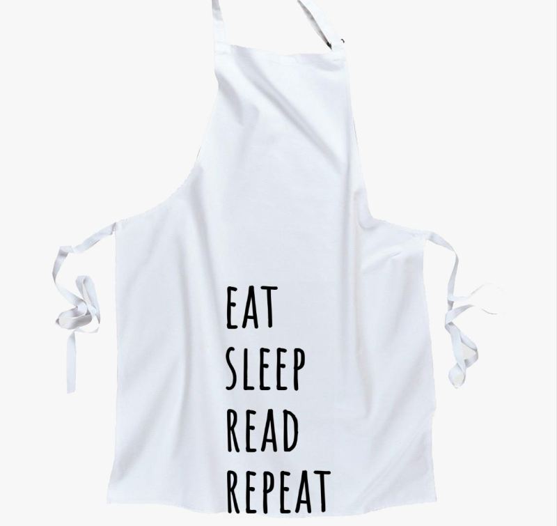 Eat Sleep Read kötény