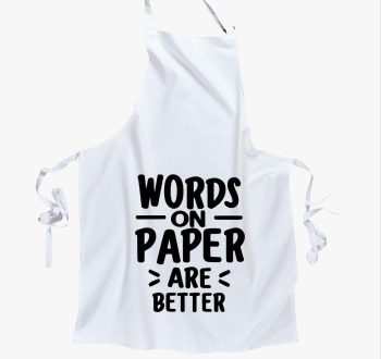 Paper better kötény
