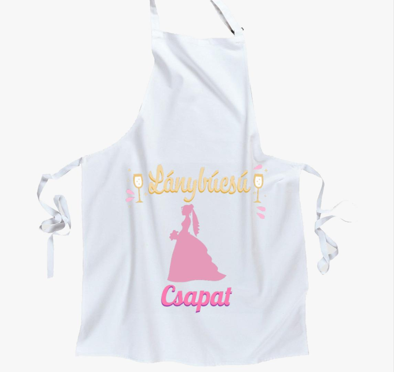 Lánybúcsú csapat lánybúcsúra kötény