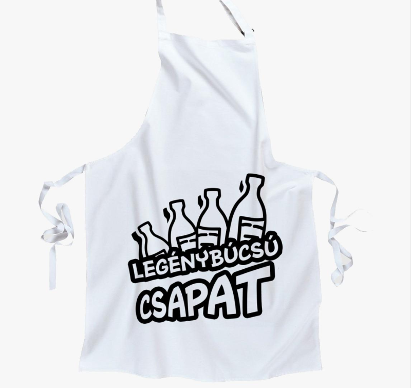 Legénybúcsú csapat alkohol kötény