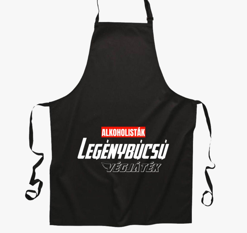 Legénybúcsú végjáték alkoholisták kötény