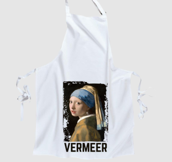 Vermeer Lány gyöngy fülbevalóval kötény