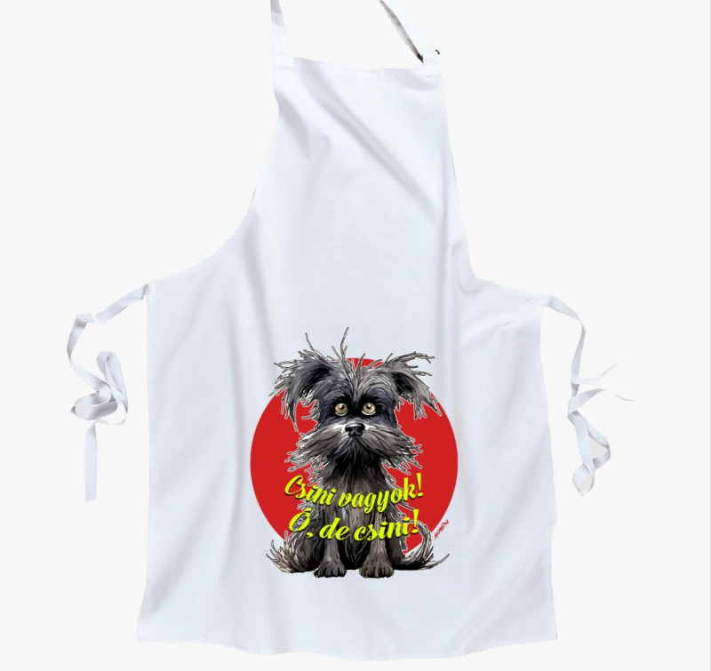 Pincsi kutya kötény