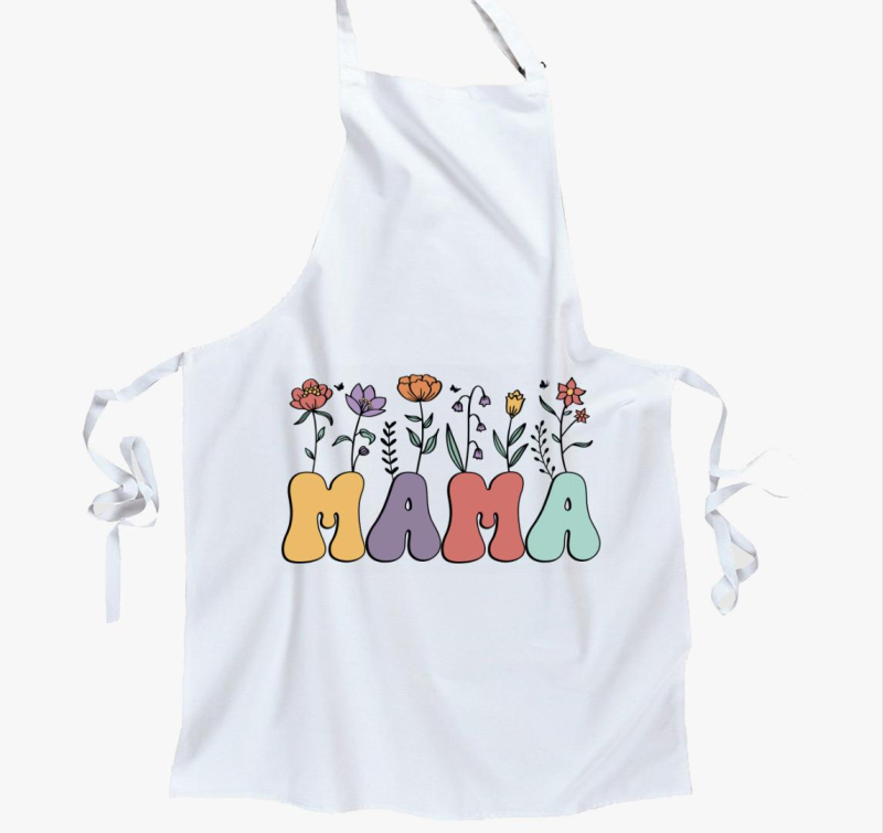 Mama virágos kötény