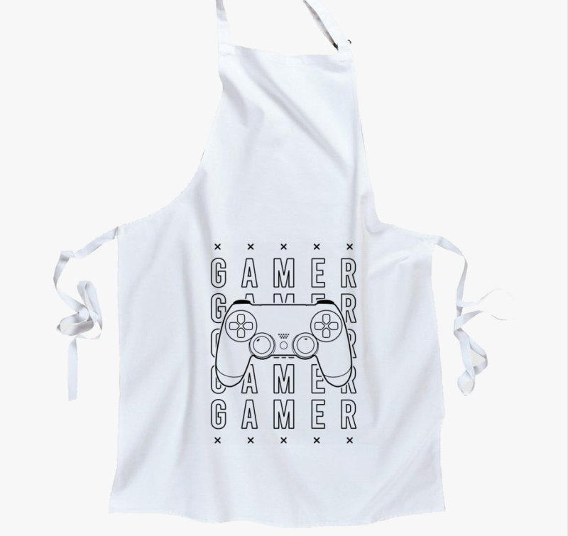 Gamer feliratos kötény