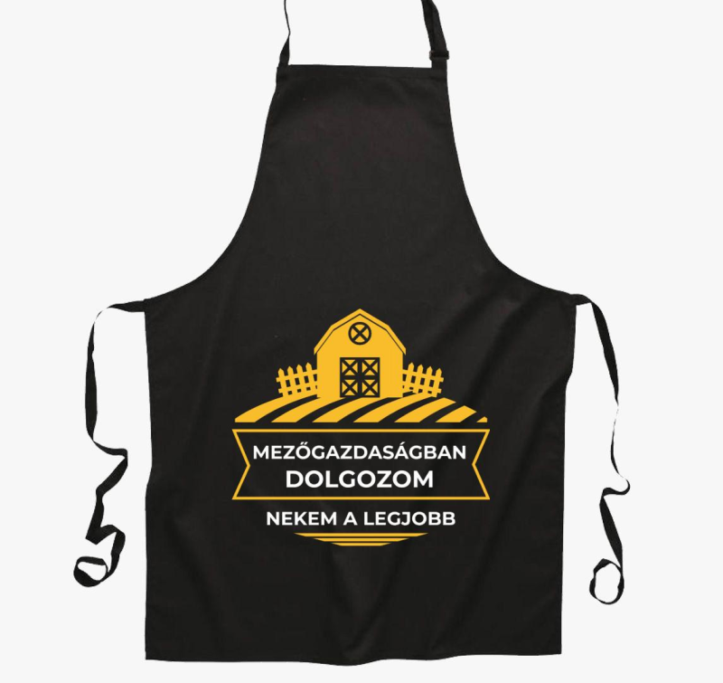 Mezőgazdaságban dolgozom kötény