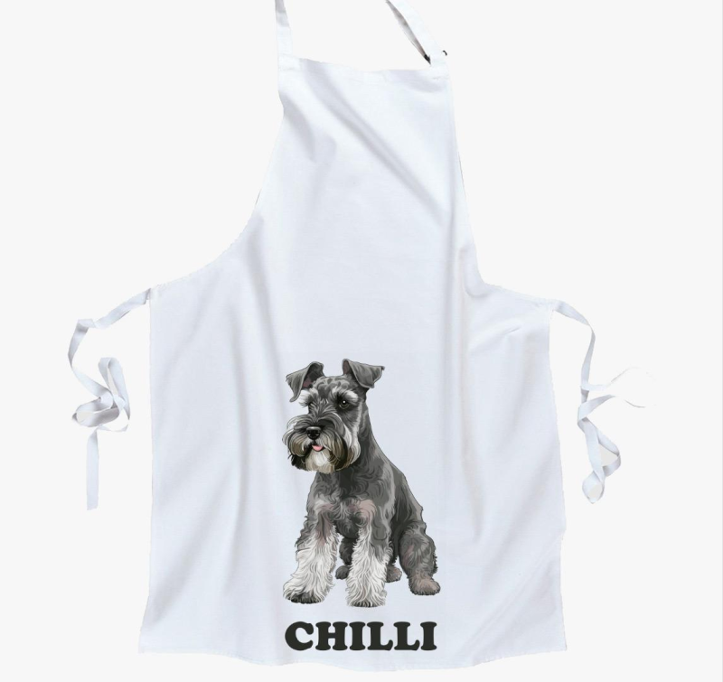 Shnauzer névvel kötény