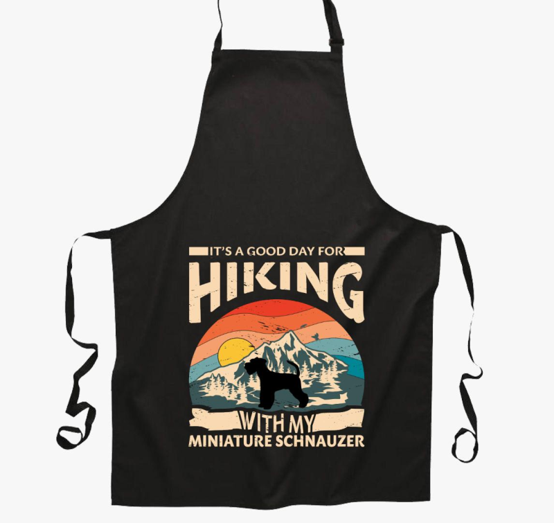 Schnauzer hiking kötény