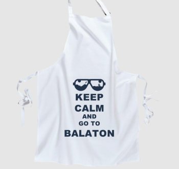 Keep calm and go to Balaton kötény