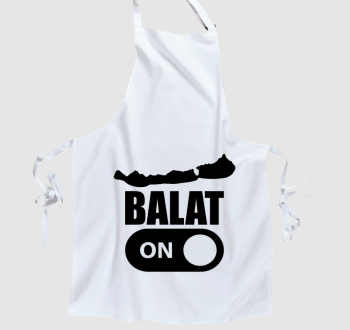 Balat-ON Balaton fekete kötény