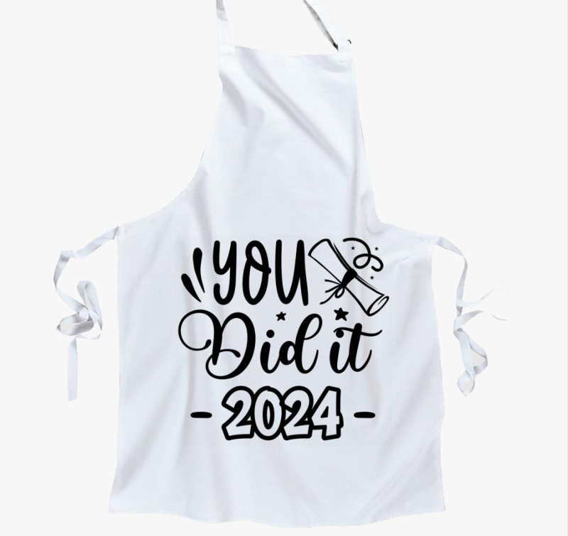You did it évszámmal kötény