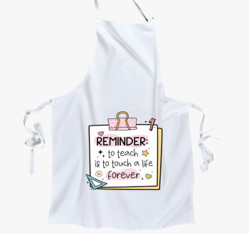 Teacher reminder for...