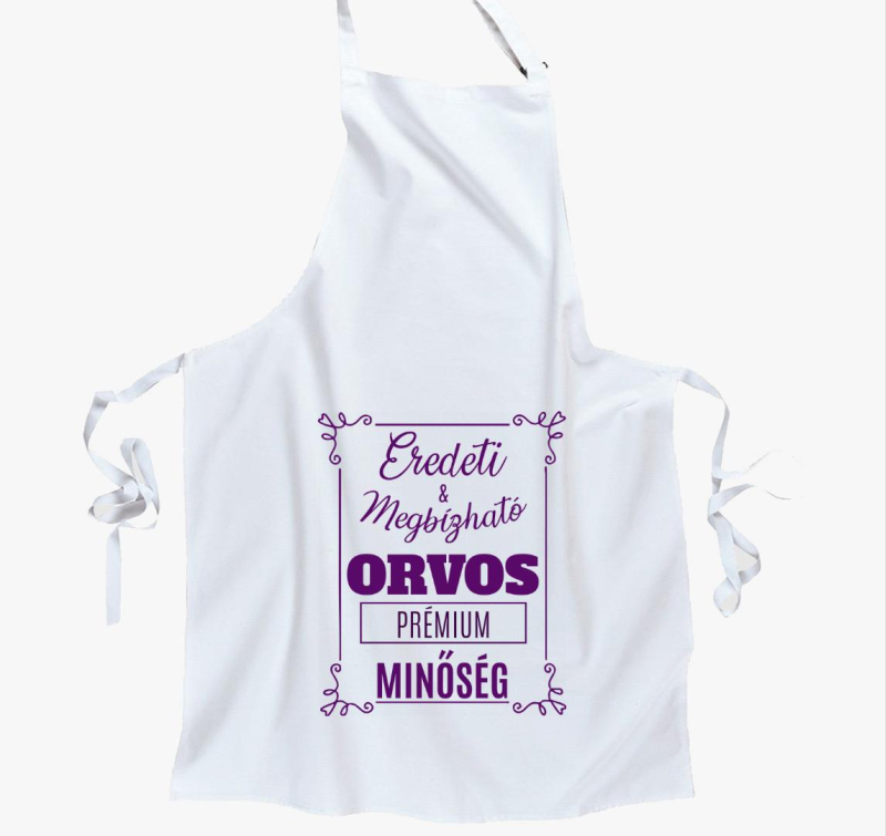 Megbízható orvos kötény