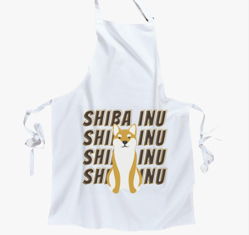 Shiba inu mintás kötény