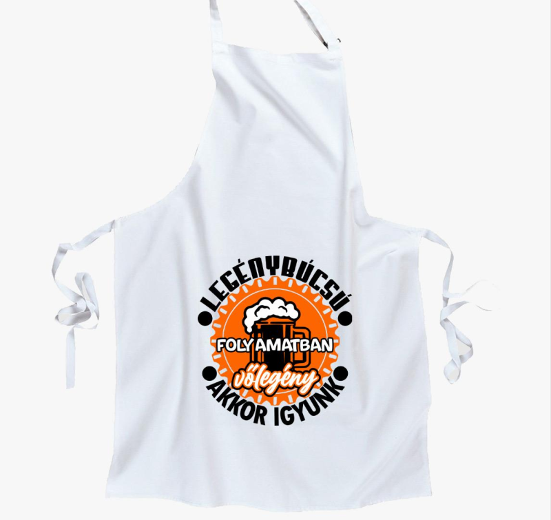 Sörös Legénybúcsús Vőlegény kötény