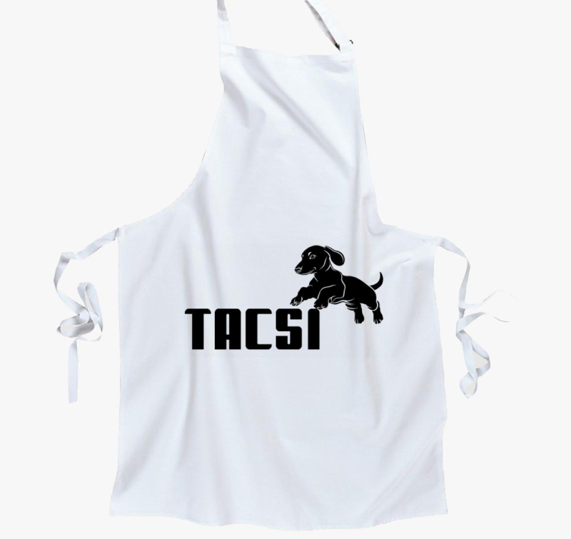 Tacsi márka pumás kötény