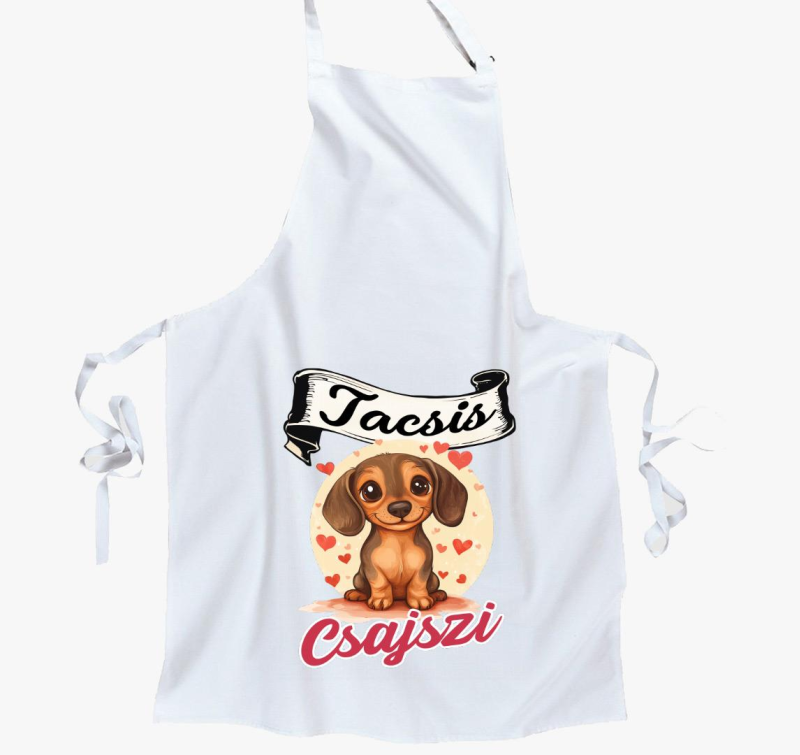 Tacsis Csajszi barna tacsi kötény