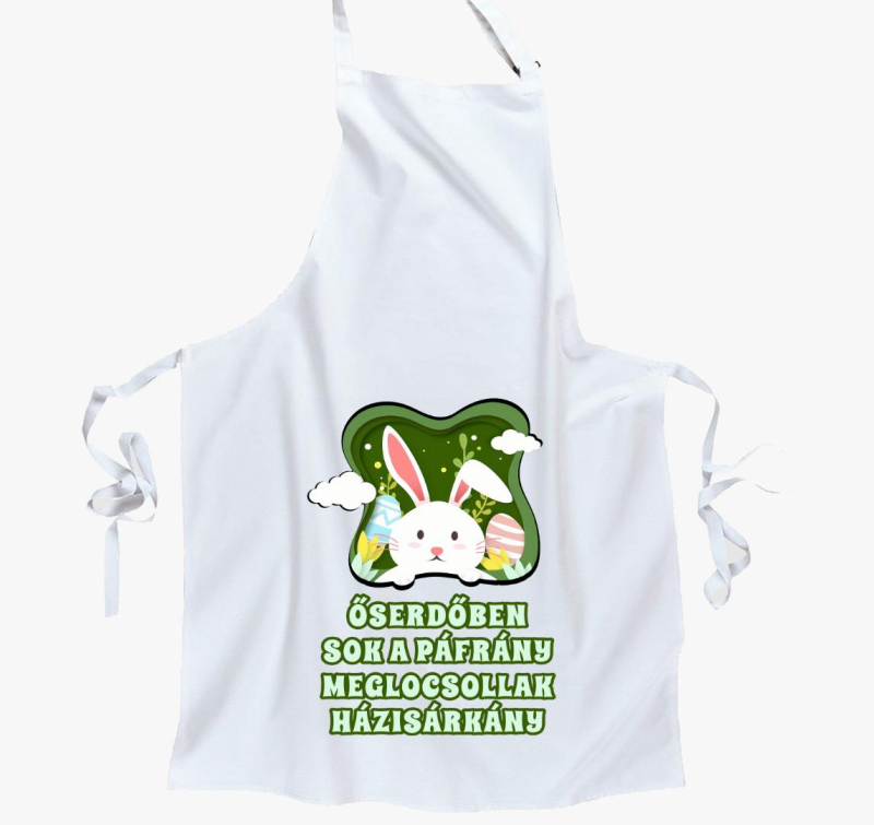 Locsolkodó verses kötény