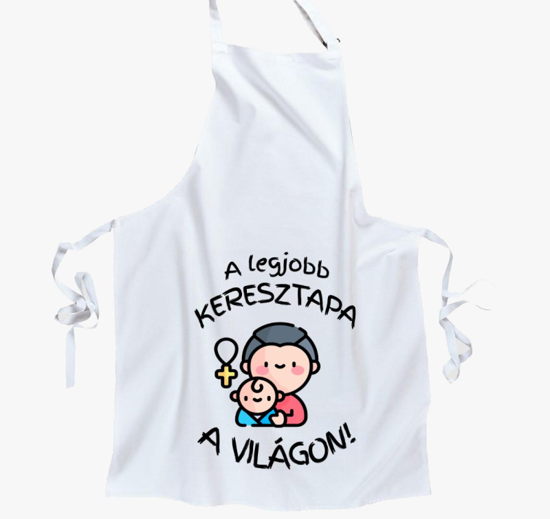 A legjobb keresztapa a világon kötény
