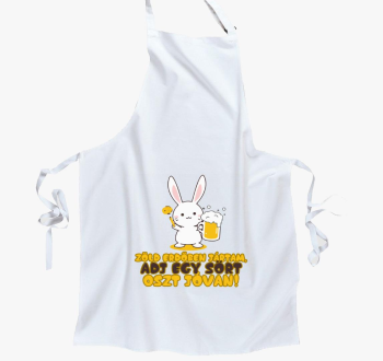 Sörös nyuszis húsvéti kötény