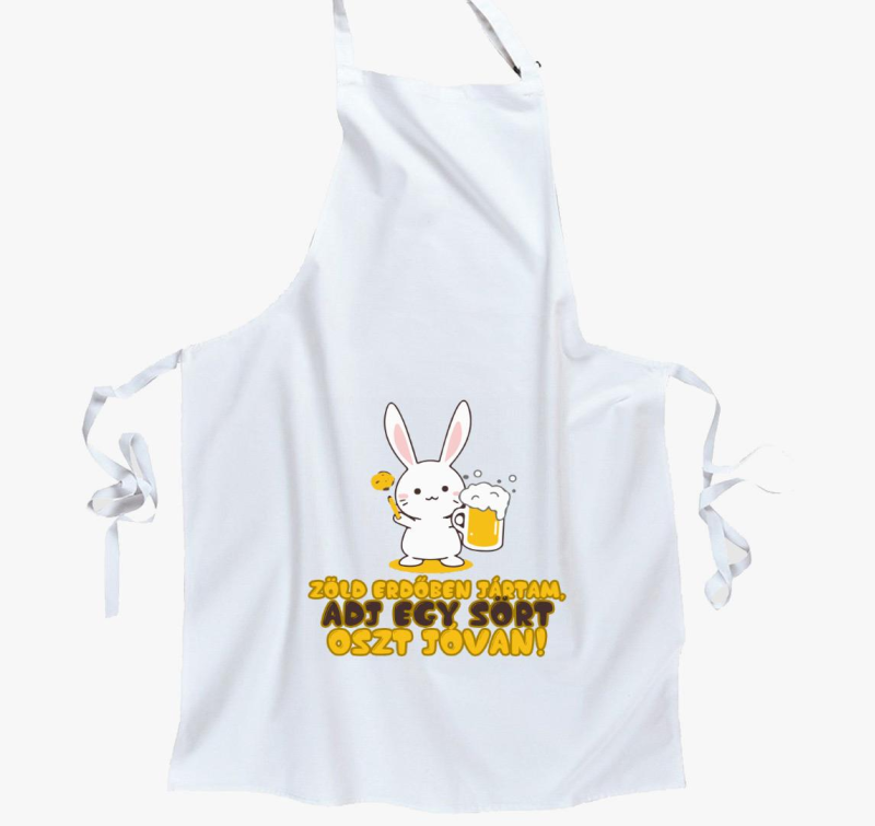 Sörös nyuszis húsvéti kötény